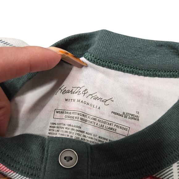 Hearth and Hand Magnolia Holiday Pajama Set Size: 12 - Picture 3 of 3